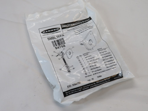 Banner SMBLTFFA 94758 304 Stainless Steel Sensor Bracket Kit for Sensor NWB