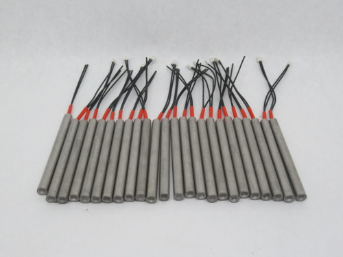 Generic TY24V50W Cartridge Heater 24V 50W 12cm Length 11cm Cable LOT OF 24 NOP