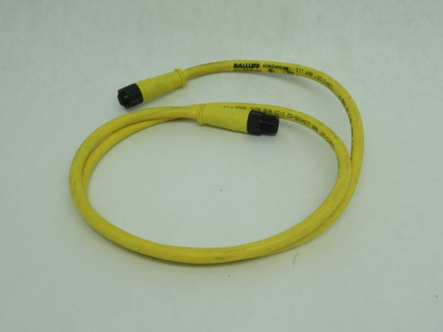 Balluff BCC01MF Double Ended Cable M12 Female-Male 300V 1m Cable USED