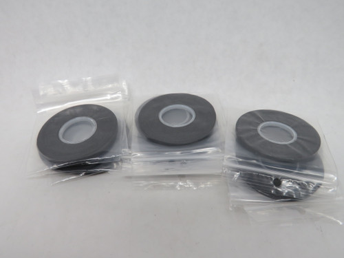 Uline S-15835BL Black Chart Tape 1/8" Width 54" Length 15-Pack NEW