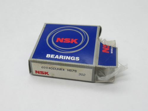 NSK 6004DDUNR Deep Groove Ball Bearing 42mm OD 20mm ID 12mm W DAMAGED BOX NEW