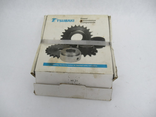 Tsubaki H40B26F-3/4 Roller Chain Sprocket 3/4" Bore 26 Teeth BOX DMG NEW