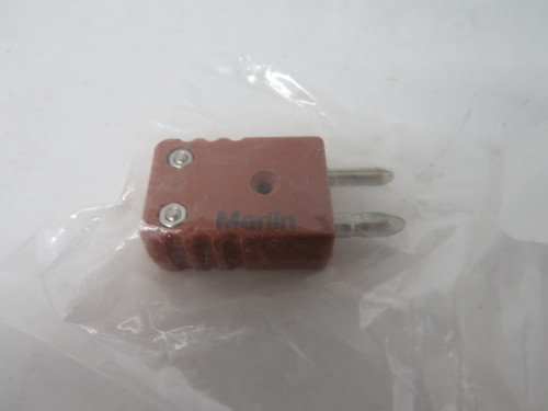 Marlin 1065-C Full Size 2 Pole Brown Jack Plug Connector Hex Body NWB