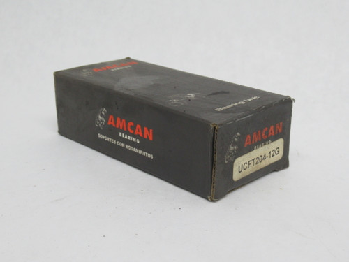 Amcan UCFT204-12G Flange Mount Ball Bearing 2-Bolt 3/4" Bore NEW