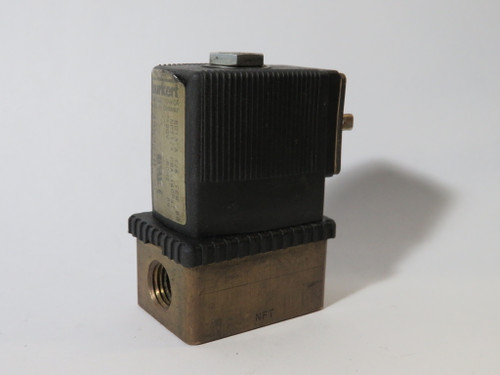 Burkert 456321U Solenoid Valve 120V 60Hz 1/4" NPT 8W USED
