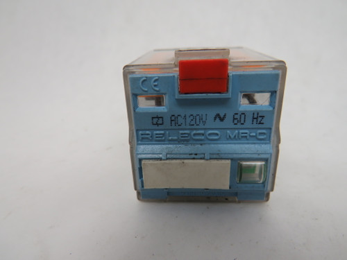 Releco C2-A20X/120VAC General Relay 120VAC 60Hz AC 2.2VA 1.3W DC 250V 8-Pin USED