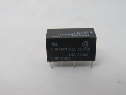 Omron G2VN-234P-US General Relay 12VDC .5A 120VAC 1.5A 30VDC 8Pin DPDT NOP