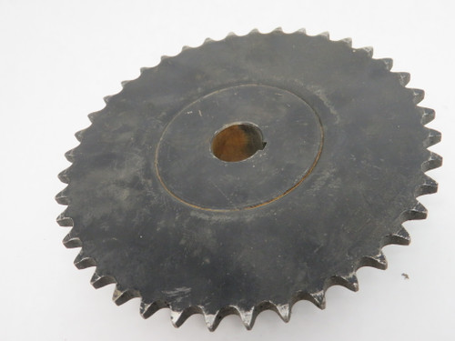 Tsubaki 40B40F-7/8 Sprocket 7/8"B 40T 40 Chain 1/2" Chain Pitch USED