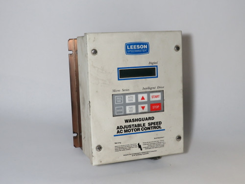 Leeson 174936.00 Inverter Drive 1HP .75kW 3Ph 0-200/230V 4.6/4A 0-120Hz USED