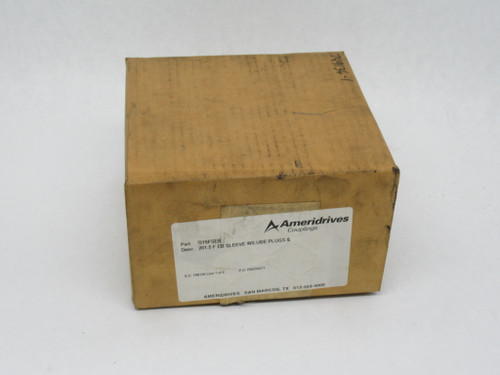 Ameridrives F201.5 EB Exposed Bolt Sleeve Coupling w/ O-Ring 6" Flange D NEW