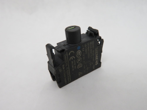 Siemens 3SU1401-1BC50-1AA0 Blue LED Light Module 110VAC 50Hz USED