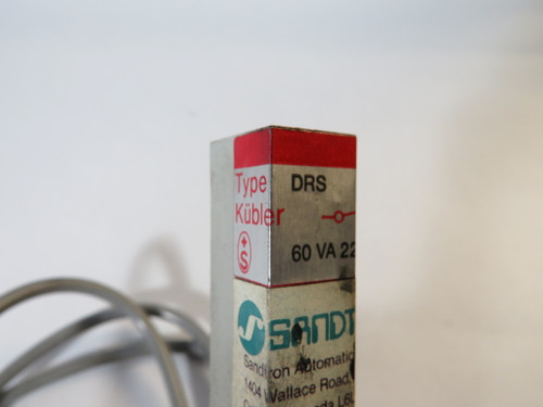 Kubler DRS Magnetic Proximity Switch 220VAC/DC 60VA 1m L USED