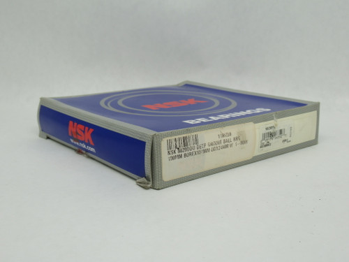 NSK 6020DDUCE Deep Groove Ball Bearing 150mm OD 100mm ID SEALED/SHELF WEAR NEW