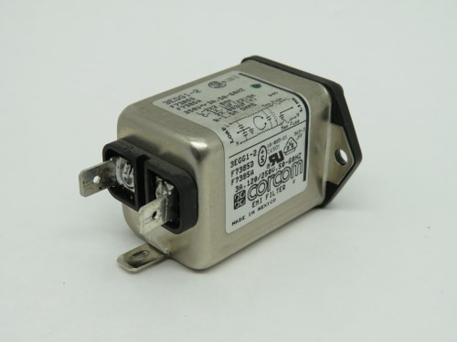 Corcom 3EGG1-2 Power Entry Module 3A 120/250VAC 50-60Hz USED
