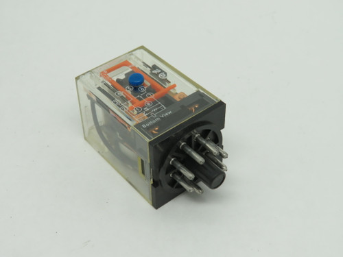Omron MK2PND-S-DC24 Plug-In Relay 24VDC 10A 8-Pin USED