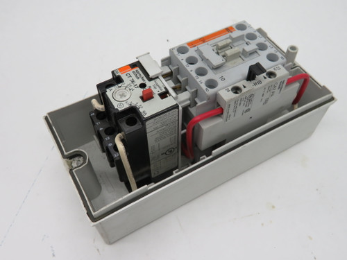 Sprecher + Schuh CAK7-9-575-TKJ-U2 Enclosed Starter 600V 60Hz COS DMG USED