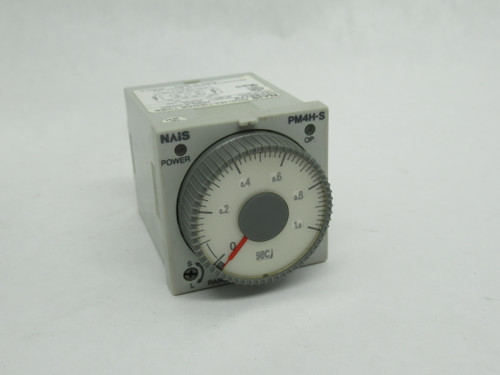 NAiS PM4HS-H-AC240V Multi-Range Analog Timer 1s-500h 100-240V SHELF WEAR NEW