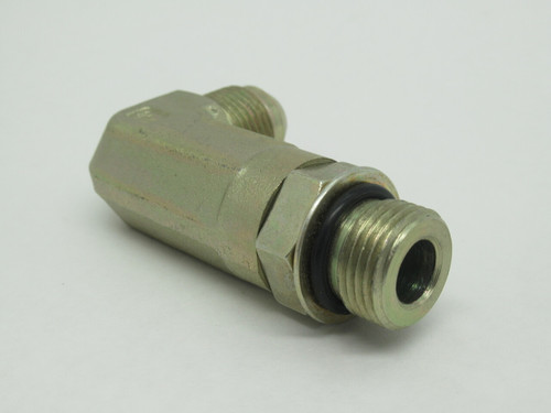 Parker 8 CC5OX-S 37Deg Flare Long Elbow Fitting 1/2" Tube OD 3/4"-16 SAE-ORB NOP