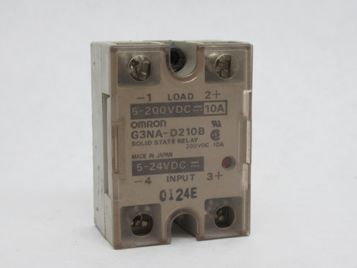 Omron G3NA-D210B Solid State Relay 5-200VDC 10A 5-24VDC USED