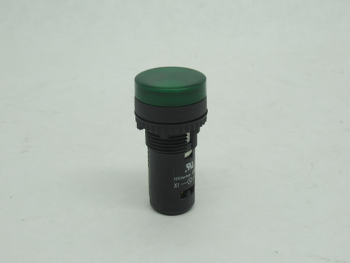 Baco S20SA20 One-Piece Pilot Light 120V 2.6W Green Lens No Lamp Included NOP