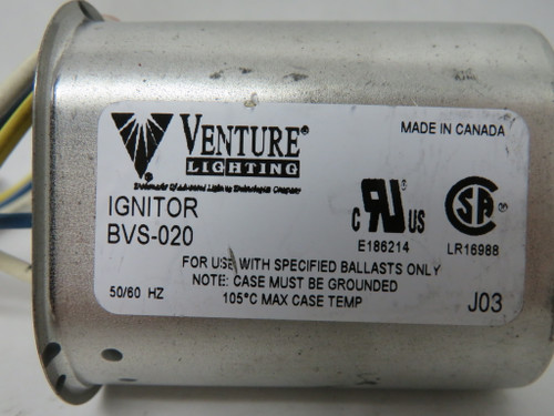 Venture Lighting BVS-020 Lighting Ignitor 50/60Hz 1000W USED