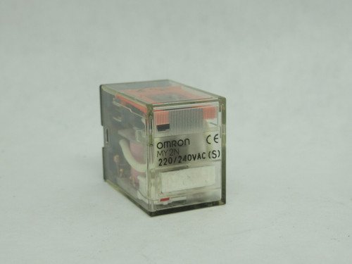 Omron MY2N-AC220/240(S) Plug-In Relay 220/240VAC 10A 8-Blade USED
