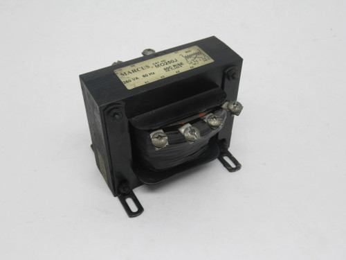 Marcus MO250J Industrial Control Transformer 250VA Pri 600V Sec 120/240V USED