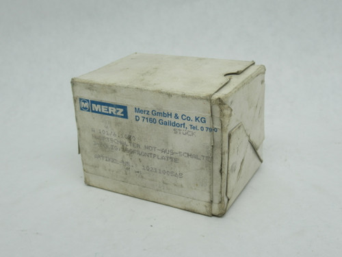 Merz A 101/6.1050 On-Off Rotary Cam Switch 90-Deg 2-Position 3-Pole BOX WEAR NEW