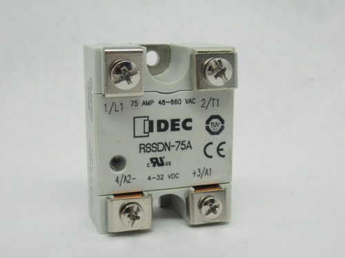 IDEC RSSDN-75A Solid State Relay 75A 48-660V 4-32VDC USED