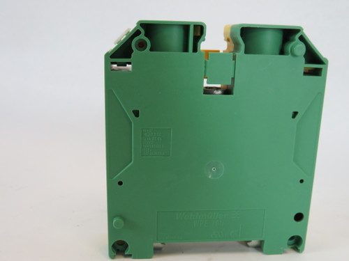 Weidmuller WPE-70N Green/Yellow Terminal Block 70mm2 USED