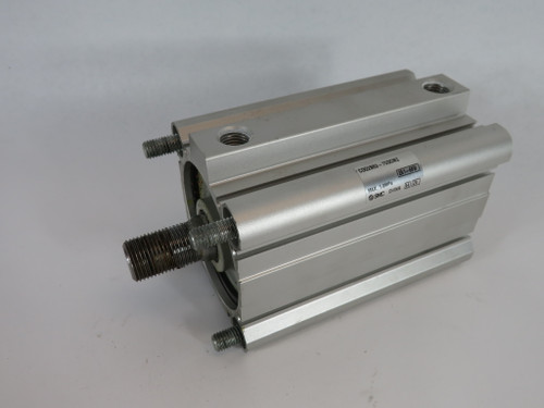 SMC CDQ2B63-75DCMZ Compact Cylinder 63mm Bore 75mm Stroke NO NUT INCLUDED USED