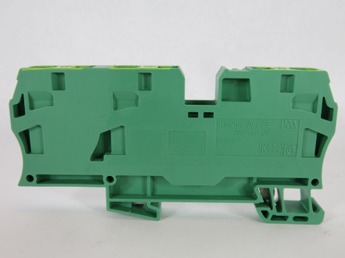 Weidmuller ZPE-10/3AN 1767670000 Green Terminal Block 10mm2 USED