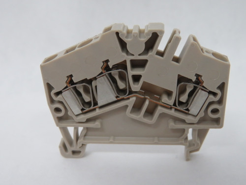 Weidmuller ZDU2.5-2/3AN 1706010000 Beige Terminal Block 2.5mm2 800V Lot/20 USED