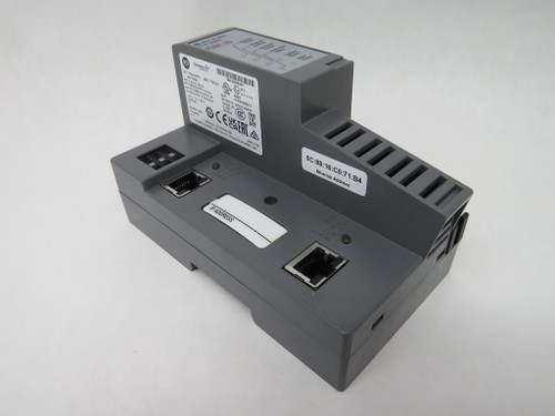 Allen-Bradley 1734-AENTR Series C Dual Point Ethernet IP Adapter 5VDC .8A USED