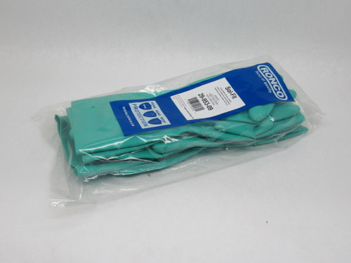 Ronco 29-953-09 Nitrile Glove Green Large 381mm L 115mm W 0.55mm T *6-Pack* NWB