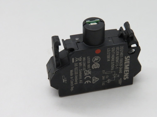 Siemens 3SU1401-1BB20-3AA0 Red Push Button LED Module USED