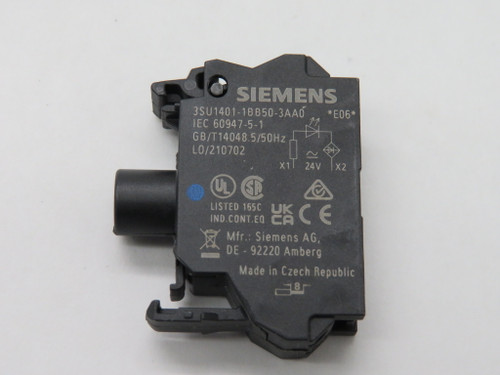 Siemens 3SU1401-1BB50-3AA0 Blue Push Button LED Module USED