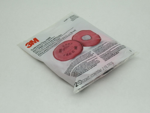 3M 2097/07184 Particulate Filter P100 w/ Organic Vapor Relief *2-Pack* NWB