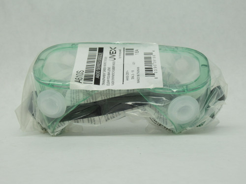 Honeywell A610S Uvex Splash Goggle Transparent Green Clear Lens NWB