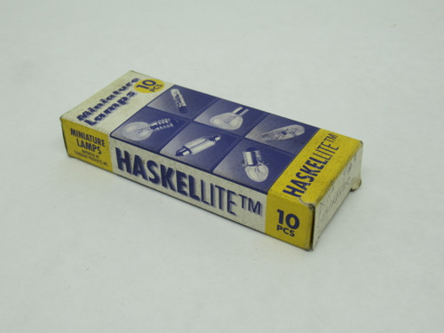 Haskellite SP-105 Miniature Incandescent Bulb 130V 3W Lot of 4 SHELF WEAR NEW