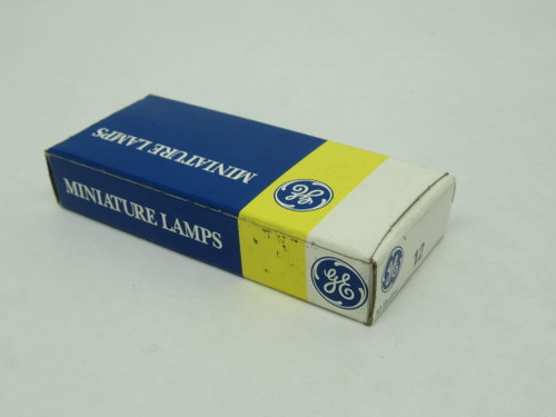 General Electric 12 Miniature Bi-Pin Bulb 6.3V 1W Lot of 8 SHELF WEAR NEW