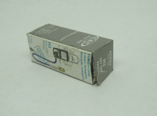 CEC H370W/24V Halogen Bulb 24V 70W H3 PK22s BOX DAMAGE NEW