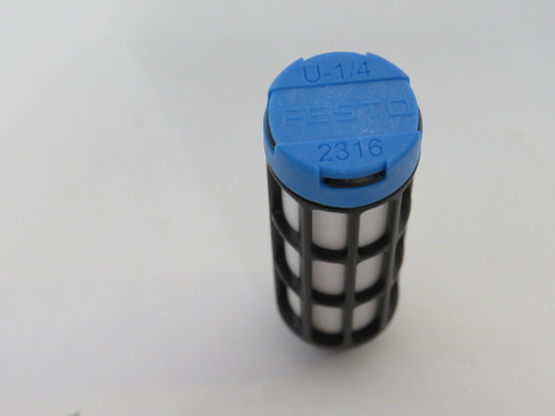 Festo 2316 U-1/4 Pneumatic Muffler G1/4 0-1mPa 0-10 bar 3300l/min NOP
