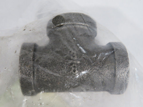 Stz Industries 310-T-38 Threaded Iron Tee 3/8" Black Malleable NWB