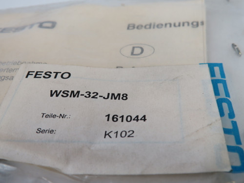 Festo 161044 WSM-32-JM8 Sensor Mounting Kit ! NWB !