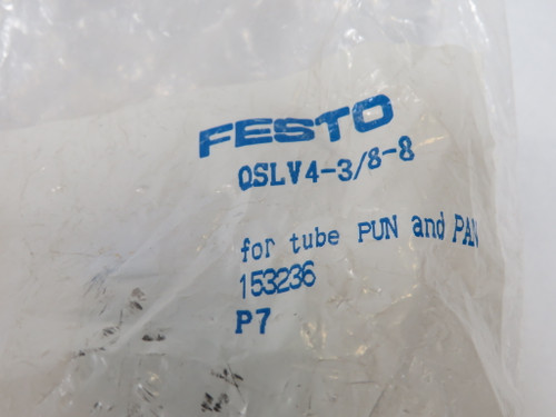 Festo 153236 QSLV4-3/8-8 Multiple Distributor R3/8" Thread 8mm Tube OD ! NWB !