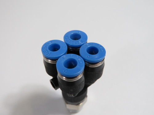 Festo 153206 QSQ-1/8-4 Multiple Distributor R1/8" Thread 4mm Tube OD ! NOP !