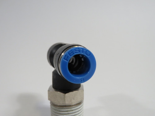 Festo 153111 QST-3/8-8 Push-In T-Fitting R3/8" Thread 8mm Tube OD ! NOP !