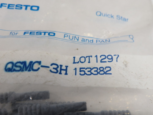 Festo 153382 QSMC-3H Blanking Plug QS-3 10-Pack ! NWB !
