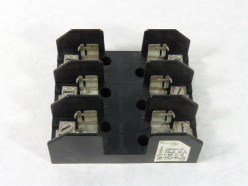 Littelfuse LH25060-3C Class H Fuse Block 60A 250V 3-Pole USED